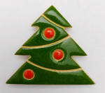 magnes ceramiczny Choinka  handmade  
