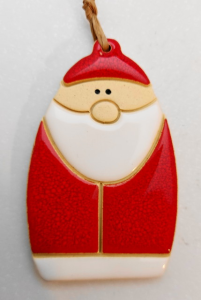 zawieszka świąteczna  Mikołaj 100% handmade  