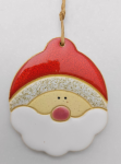 zawieszka świąteczna  Mikołaj 100% handmade  