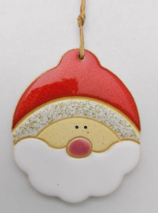 zawieszka świąteczna  Mikołaj 100% handmade  