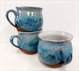 filiżanka 320ml. toczona na kole  Foggy rękodzieło 