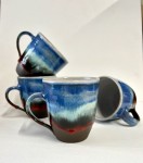 Handmade ceramic mug 400ml, MAGMA