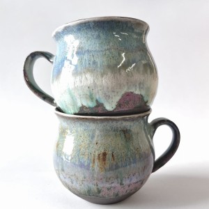 2 pcs 320ml Wheel-Thrown Cups