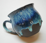 filiżanka 350ml. toczona na kole  Aqua rękodzieło 